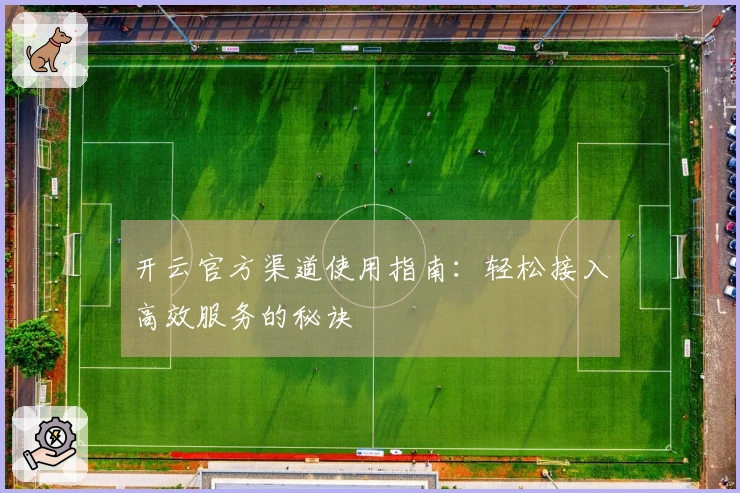 开云官方渠道使用指南：轻松接入高效服务的秘诀
